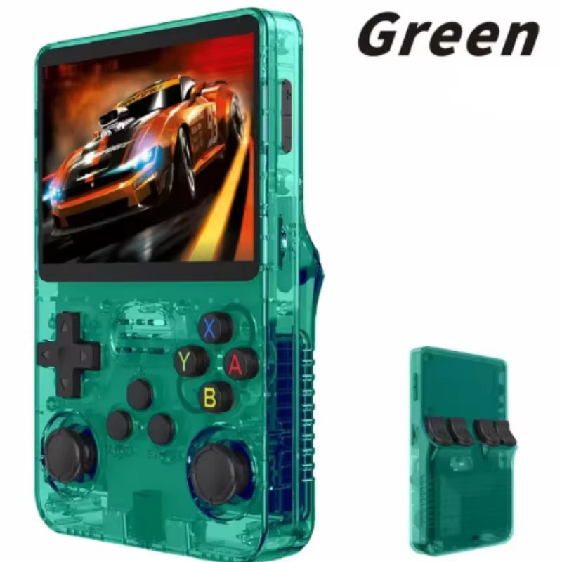 Retro Handheld Video Game Console - 100% Genuine Linux System with 3.5" IPS Screen & 64GB Storage for PSP - Portable Pocket Video Player